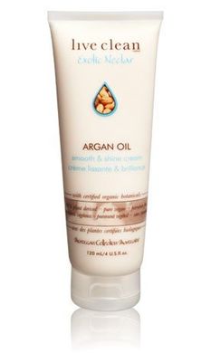 Крем для волос Гладкость и сияния волос Экзотический нектар Argan Oil Live Clean 120мл, цена | Фото