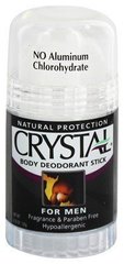 Мужской натуральный твердый дезодорант Crystal без запаха 120 гр., цена | Фото