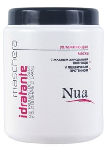 Зволожуюча маска з маслом зародків пшениці і пшеничним протеїном Nua 1000 мл, цена | Фото