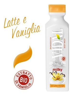 Vidal Крем для душа на молоці Ваніль 400 мл., цена | Фото