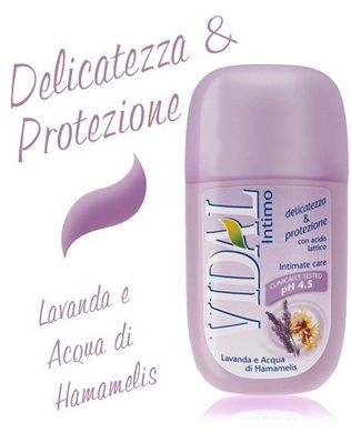 Vidal Мыло жидкое для интимной гигиены Лаванда и Гамамелис 250 мл., цена | Фото