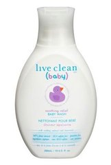 Гель для мытья детей Успакаивающий Live Clean baby 300мл, цена | Фото