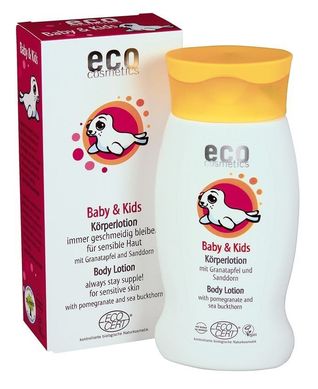 Эко Детский крем молочко для тела с экстрактом граната и облепихой 200 мл, цена | Фото
