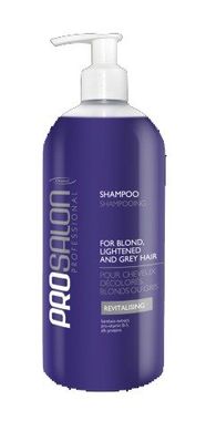 Prosalon Відновлюючий шампунь для світлих і сивого волосся з дозатором 500 мл, цена | Фото