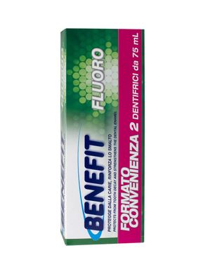 Зубная паста с фтором Fluoro Benefit 2 шт.*75 мл., цена | Фото