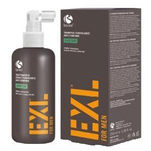 Очищаючий спрей-догляд проти лупи Barex EXL for MEN 200 мл., цена | Фото