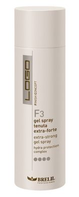 Brelil F3 Спрей-гель для волосся екстра сильної фіксації Logo 250 мл., цена | Фото