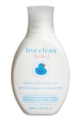 Крем для мытья детей Без слез Live Clean baby 300мл, цена | Фото