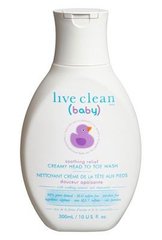 Крем для миття дітей Заспокійливий Live Clean baby 300мл, цена | Фото