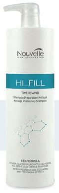 Nouvelle Hi_Fill Antiage Preliminary Shampoo Омолоджуючий шампунь глибокого очищення 250 мл, цена | Фото