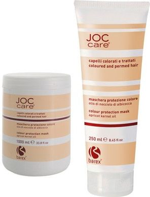 Маска Стійкість кольору для забарвлених і волосся з хімзавивки Barex Joc Care 250 мл., цена | Фото