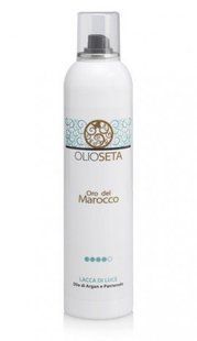 Лак блеск с аргановым маслом Oro del Marocco Barex Olioseta 300 мл., цена | Фото