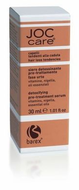 Сыворотка от выпадения волос Предварительный уход детоксицирующая Barex Joc Care 30мл., цена | Фото