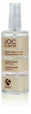 Флюїд для догляду за кучерявими волоссям Рідкі Кристали з насінням льону Barex Joc Care 100мл., цена | Фото