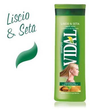 Vidal Шампунь для прямих і неслухняних волосся гладкість і шовковистість 250 мл., цена | Фото