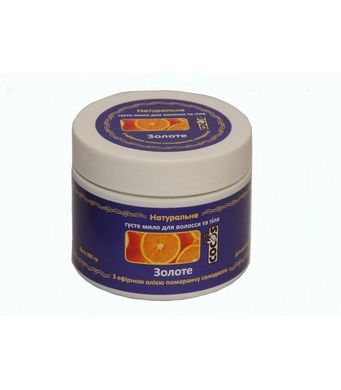 Густое мыло для волос и тела с эфирным маслом сладкого апельсина 300 гр., цена | Фото